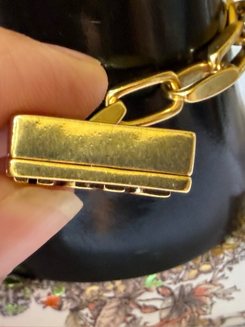 Dior Gold-tone Padlock  Charm bracelet - Picture 9 of 11